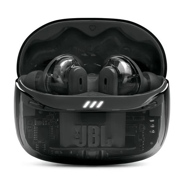 JBL Tune Beam 2 - wireless earbuds, ghost black