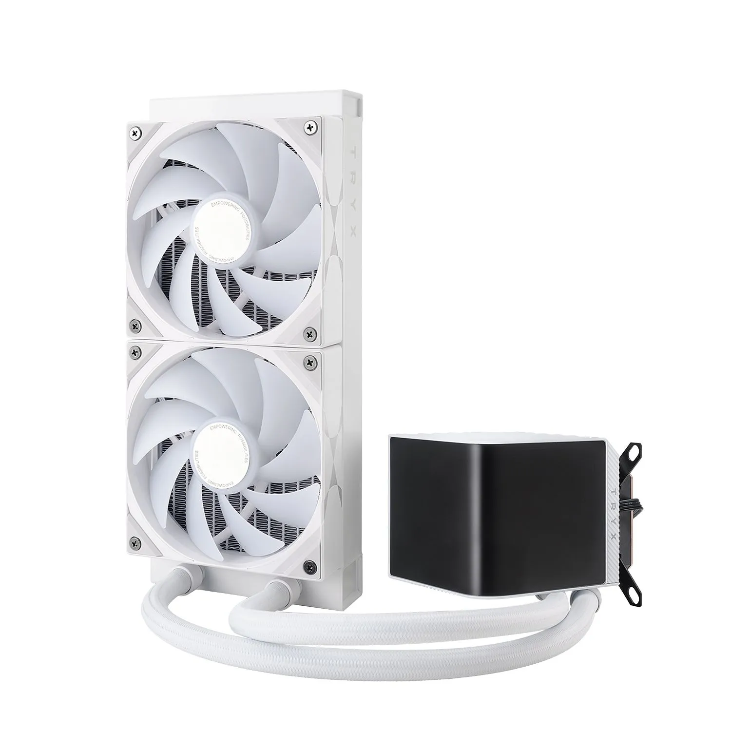 TRYX Panorama 240mm AIO ARGB - liquid cooler, white