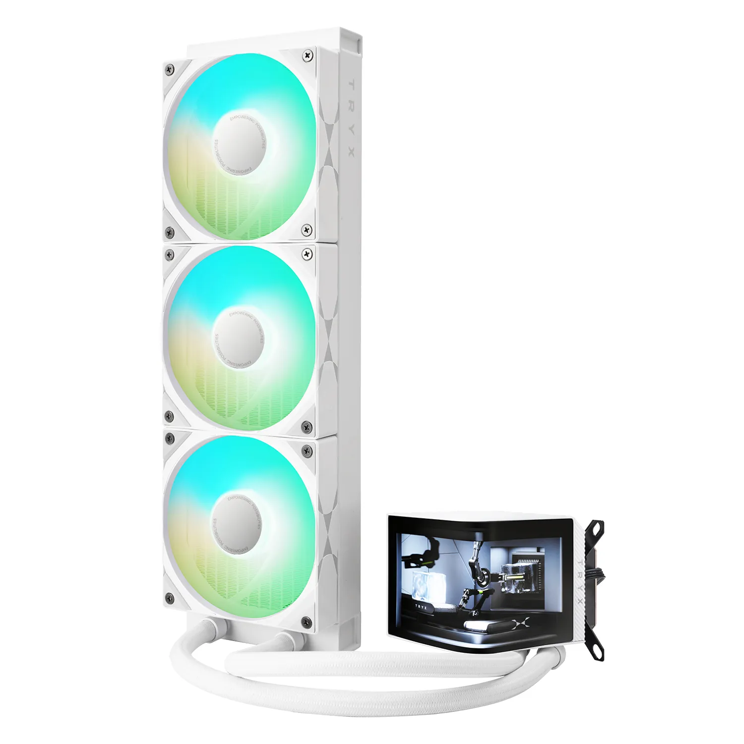 Tryx Panorama 360mm AIO ARGB - liquid cooler, white