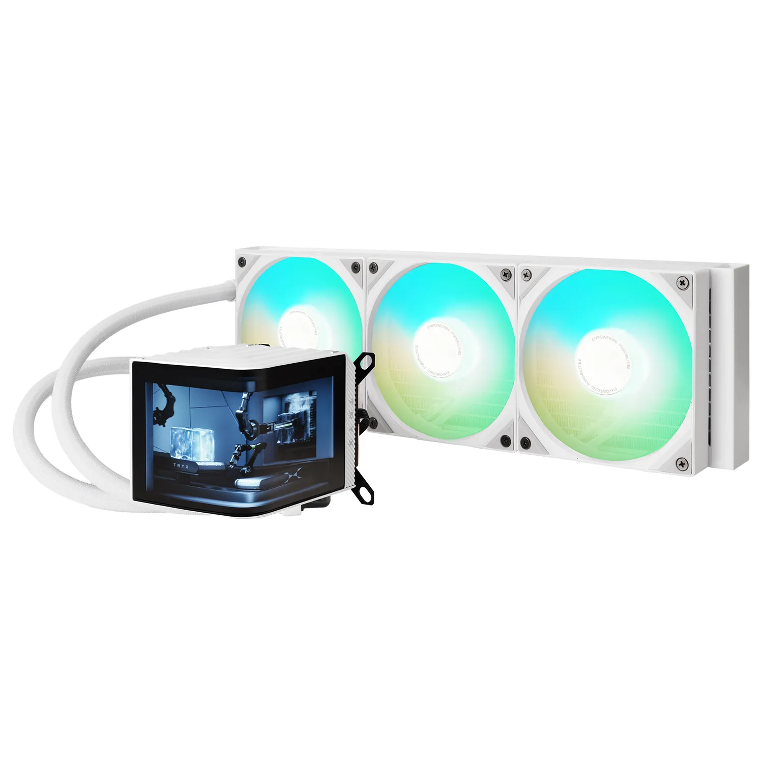 Tryx Panorama 360mm AIO ARGB - liquid cooler, white