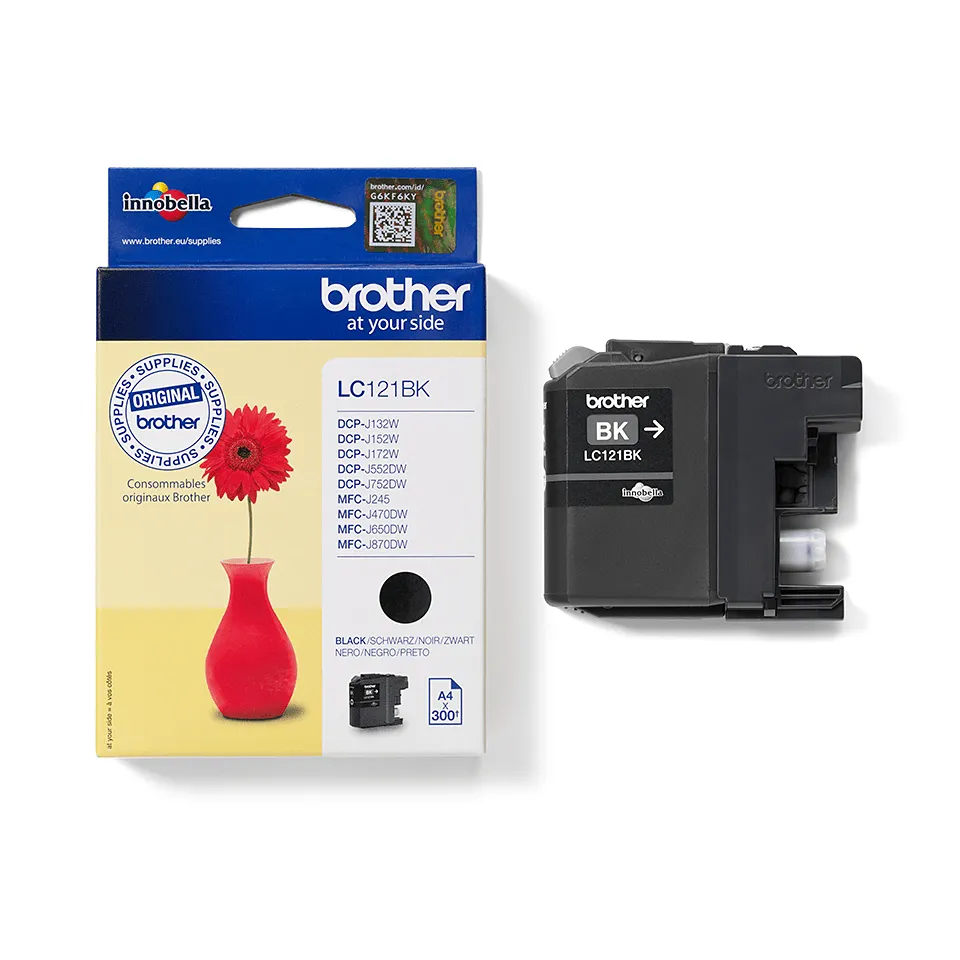Brother LC121BK ink cartridge, Black