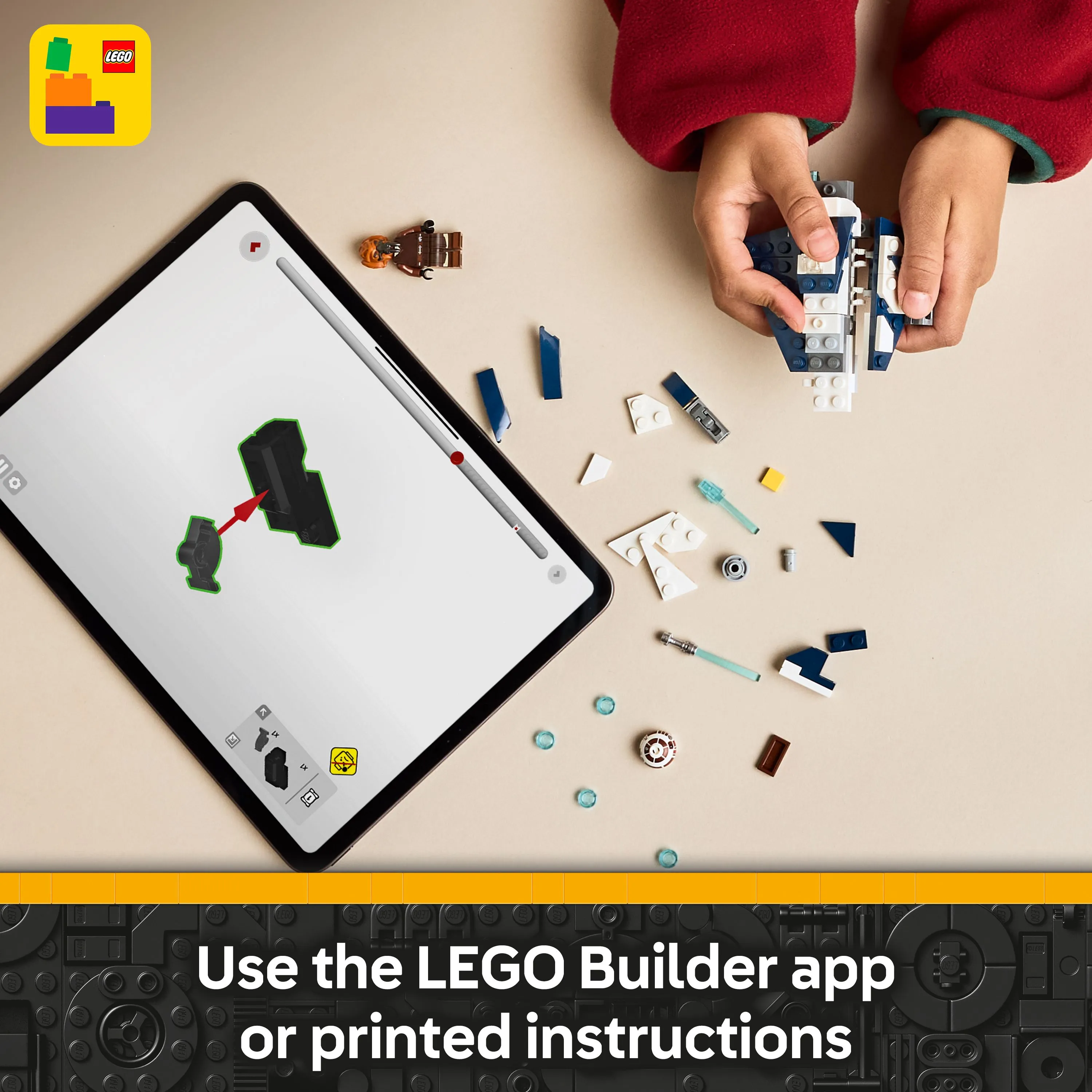 LEGO Star Wars Plo Koon&rsquo;s Jedi Starfighter Microfighter 75400