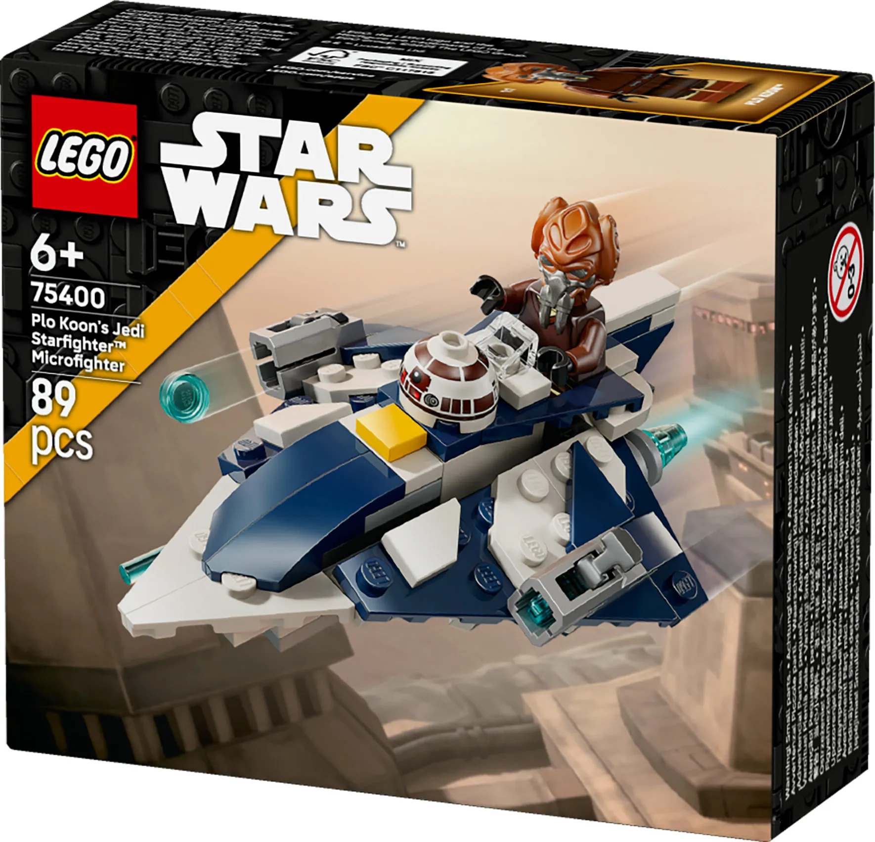LEGO Star Wars Plo Koon&rsquo;s Jedi Starfighter Microfighter 75400