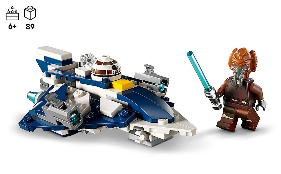 LEGO Star Wars Plo Koon&rsquo;s Jedi Starfighter Microfighter 75400
