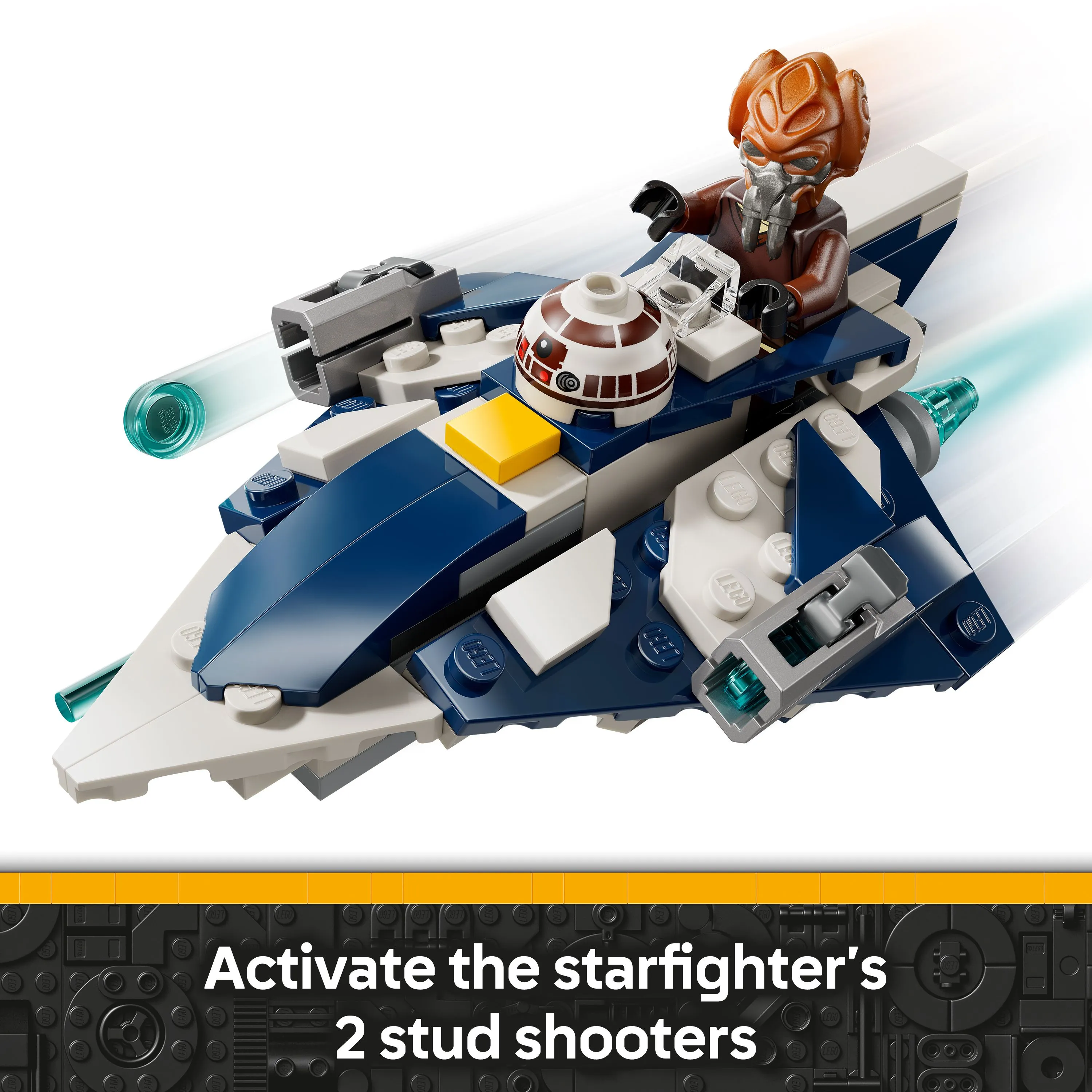LEGO Star Wars Plo Koon&rsquo;s Jedi Starfighter Microfighter 75400