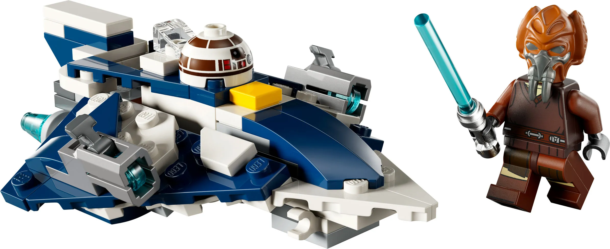 LEGO Star Wars Plo Koon&rsquo;s Jedi Starfighter Microfighter 75400