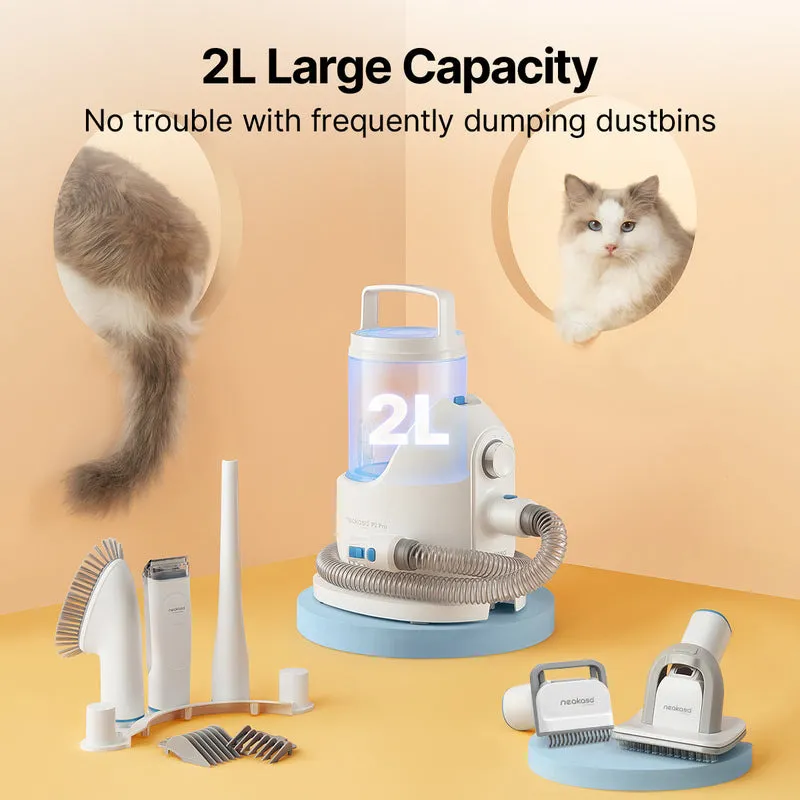 NEAKASA P2 Pro Pet Grooming Vacuum Kit, White
