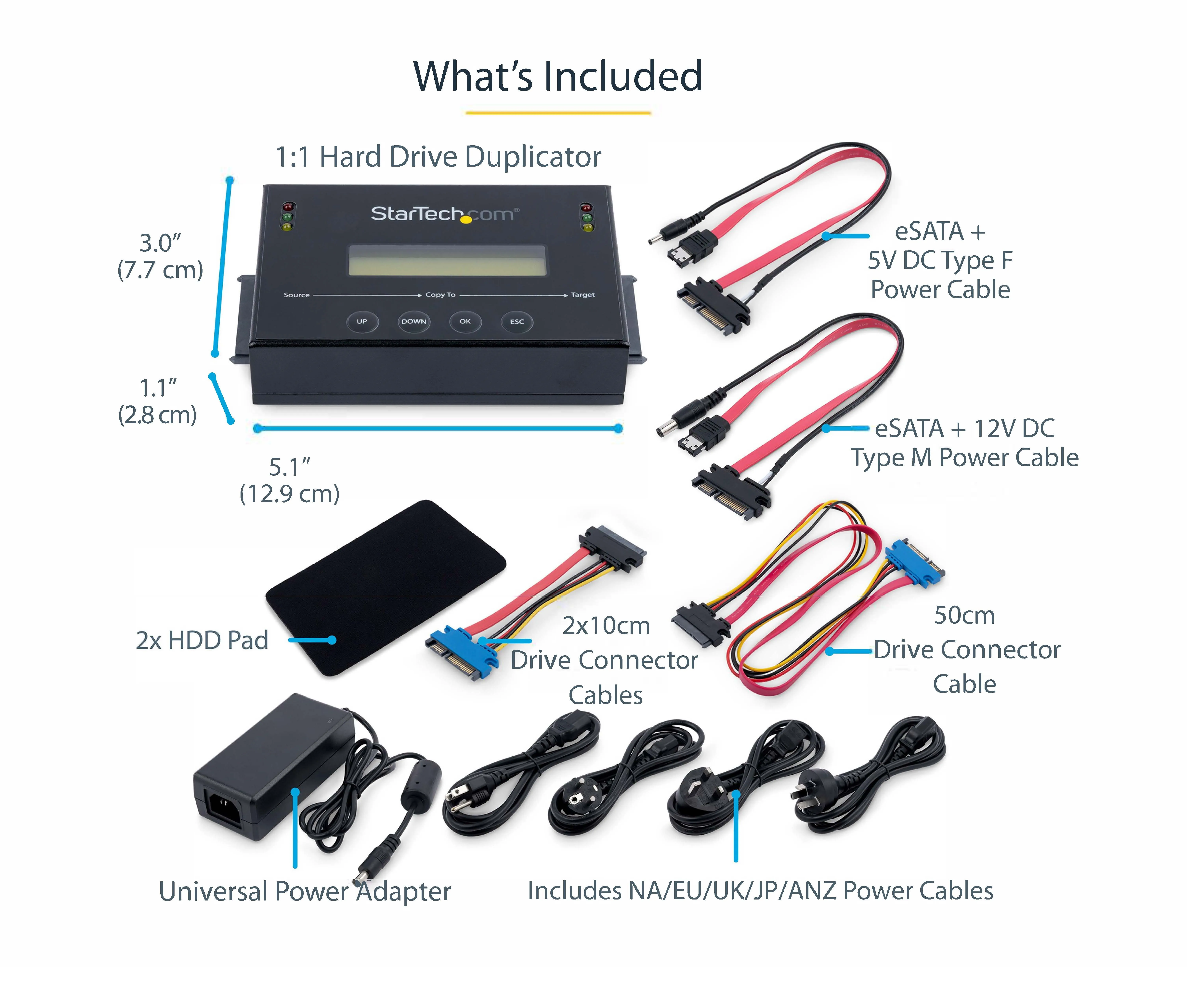 HDD Duplicator w/Image Backup Library