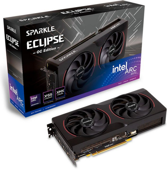 Sparkle Intel Arc B570 Eclipse 10GB OC Graphics Card