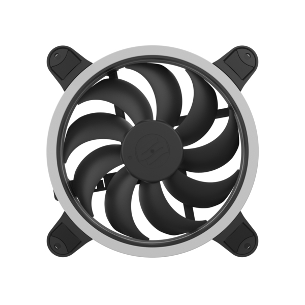 SilentiumPC Corona HP, RGB, PWM, 140mm - case fan, black