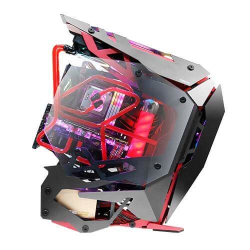 Antec TORQUE, Mid Tower case, window, Black/Red