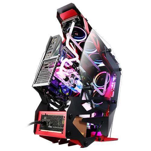 Antec TORQUE, Mid Tower case, window, Black/Red