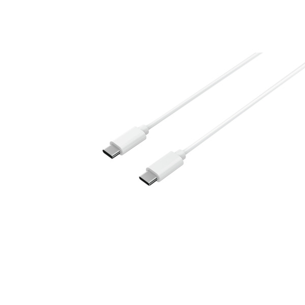 Essentials USB-C - USB-C kaapeli, 1,5m, valkoinen