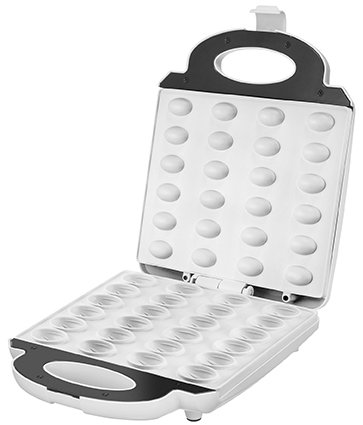 UNOLD 48360 - vaffeljern - hvid/rustfr