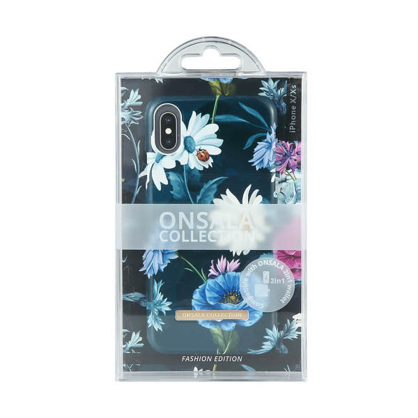 GEAR Onsala Collection, iPhone X/XS -suojakuori, Shine Poppy Chamomile