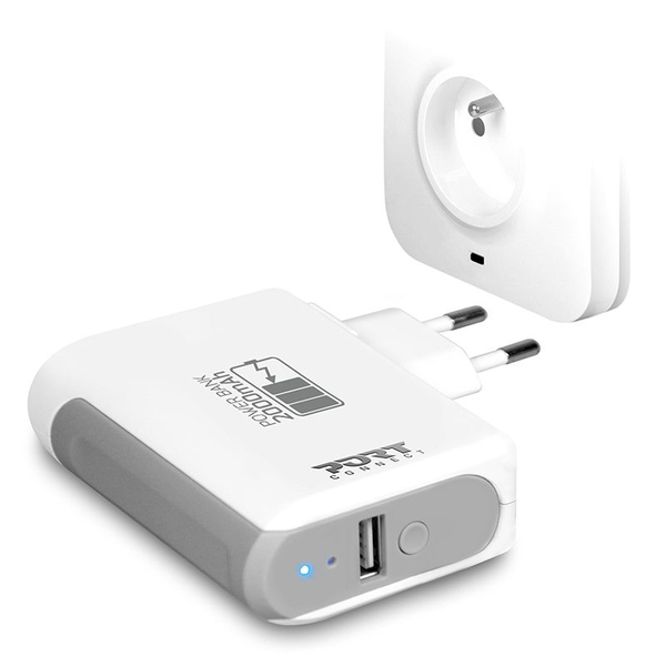 WALL CHARGER 2000 MAH POWERBANK - EU