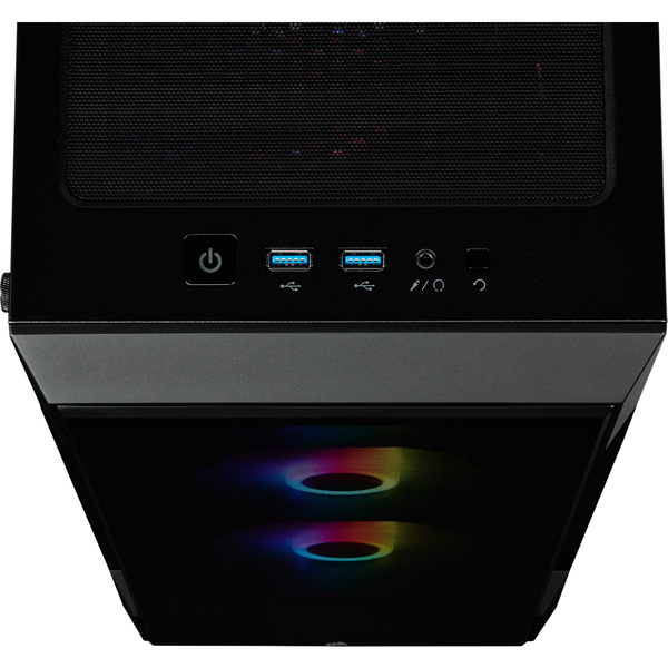 Corsair iCue 220T RGB Black Front Glass Edition, Mid-Tower