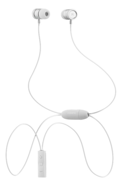 STREETZ in-ear headset, Bluetooth 4.1+EDR, 2,5h, magnetl&aring;sning, silver