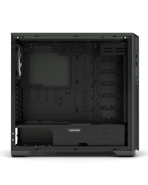 Phanteks Enthoo PRO M Midi Tower - Acrylic Window Titanium Green