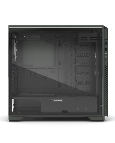 Phanteks Enthoo PRO M Midi Tower - Acrylic Window Titanium Green