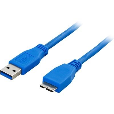 Deltaco USB-A &ndash; Micro-USB B 3.1 Gen 1 - cable, 1 m, Blue