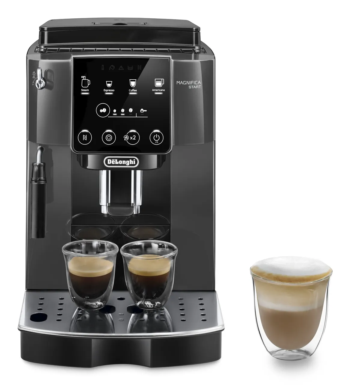 Delonghi Magnifica Start ECAM220.22 - espressomaskin, Svart, Grå