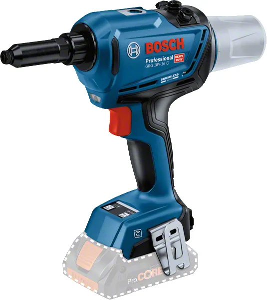 Bosch GRG 18V-16 C Solo - cordless rivet gun