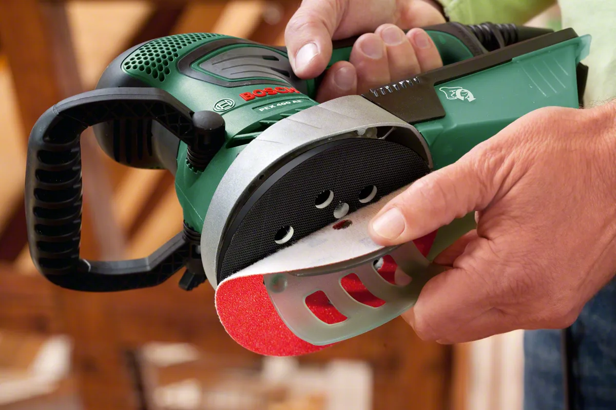 Bosch PEX 400 AE Expert - green / black, plastic case, 350 Watt