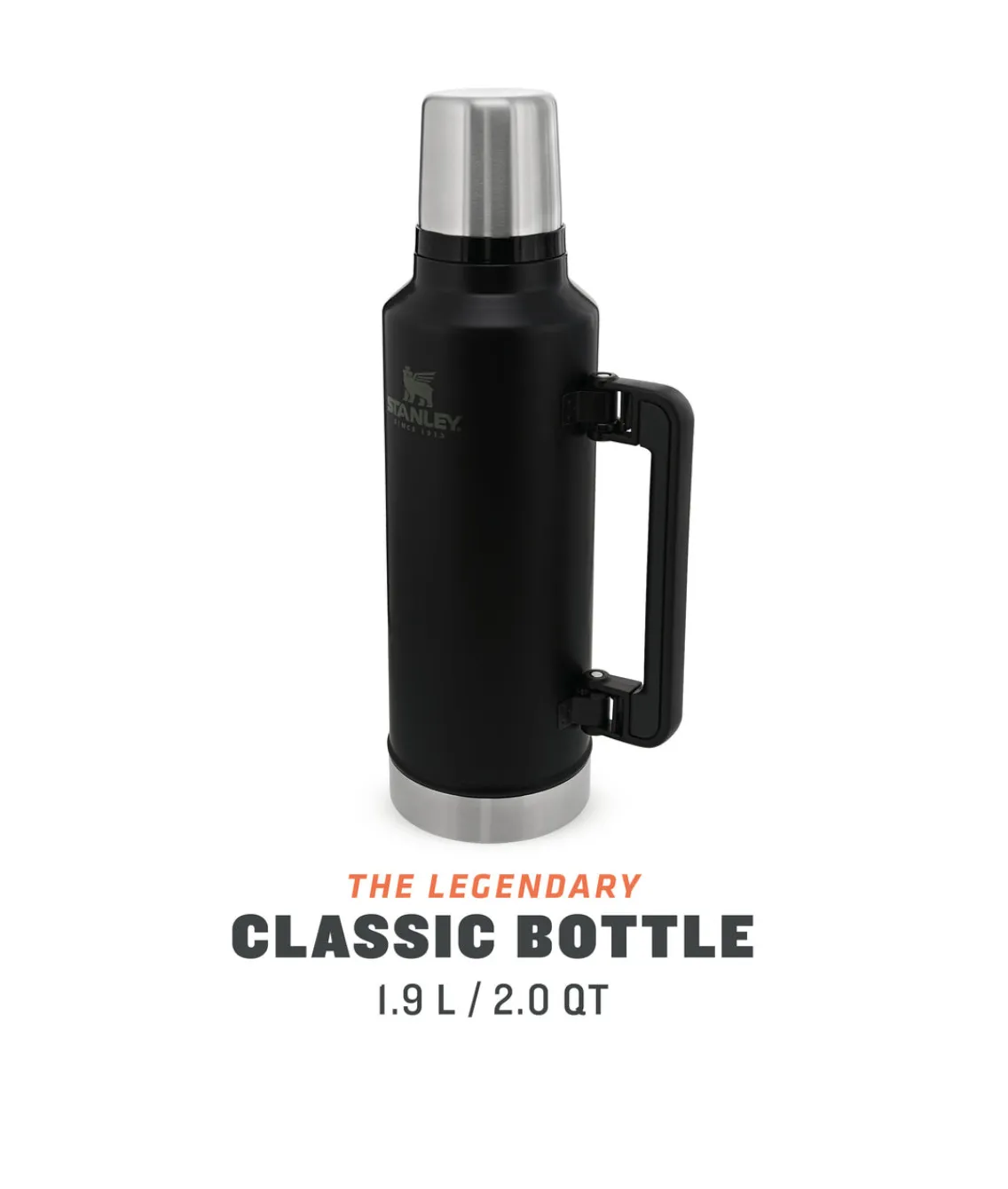 Stanley Classic Bottle XL 1,9 L Matte Black Pebble
