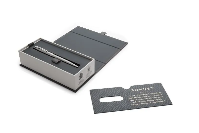 Sonnet C.T steel ballpen M black