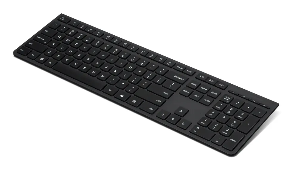 Lenovo Professional Rechargeable Wireless Keyboard, Black