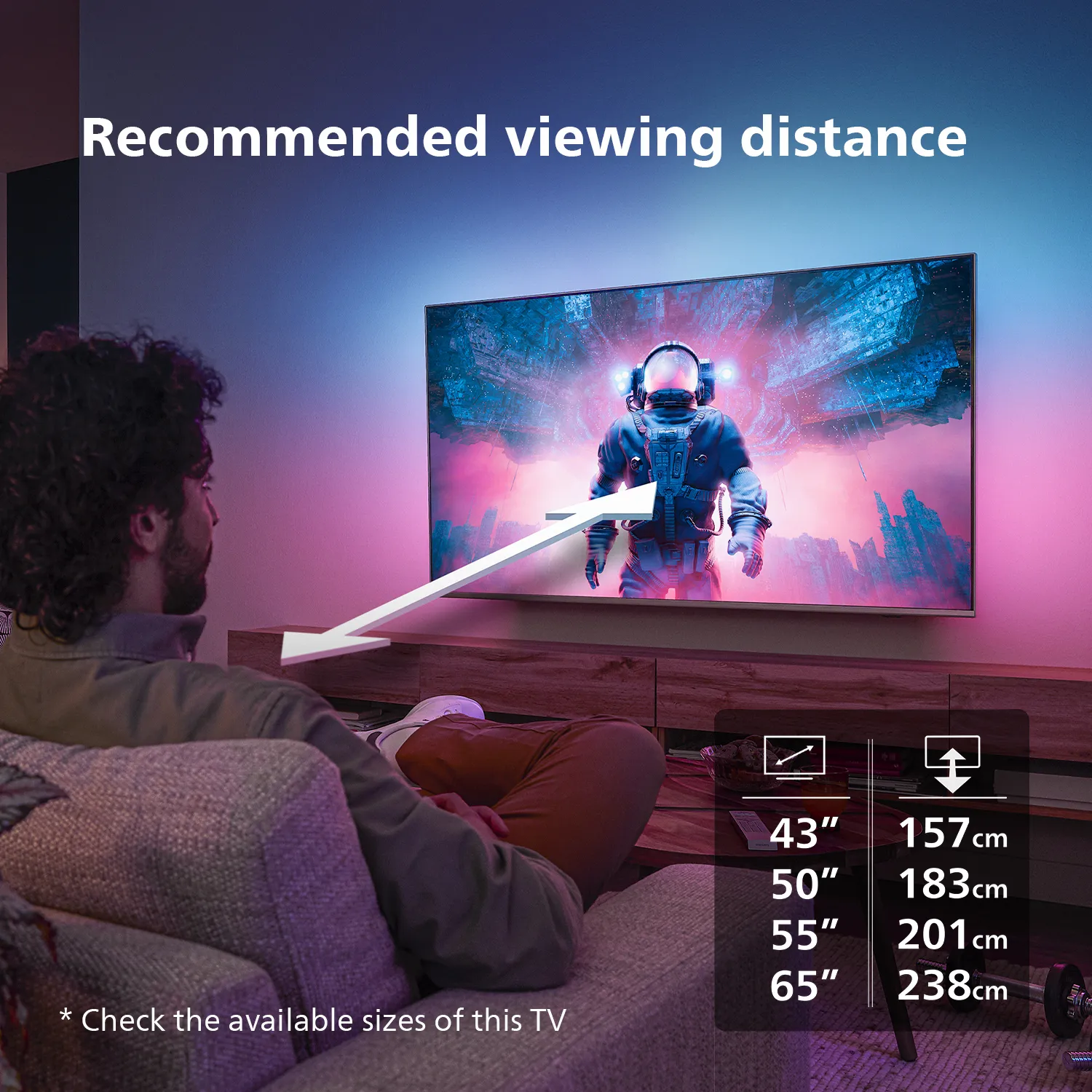 Philips The One 55&quot; PUS8949, 4K LED 144Hz Titan OS Ambilight TV