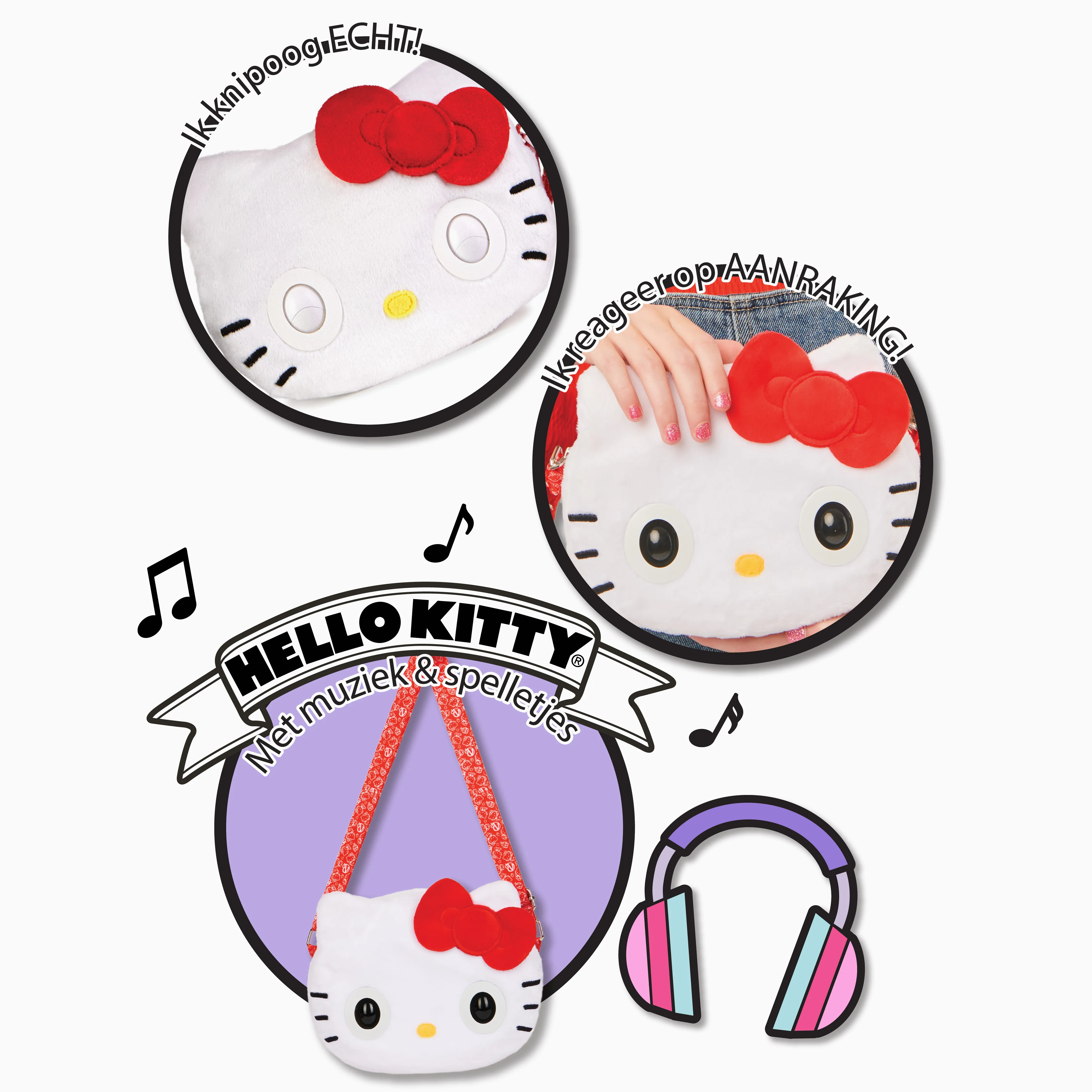 Spin Master Purse Pets - Hello Kitty, bag (white/red)