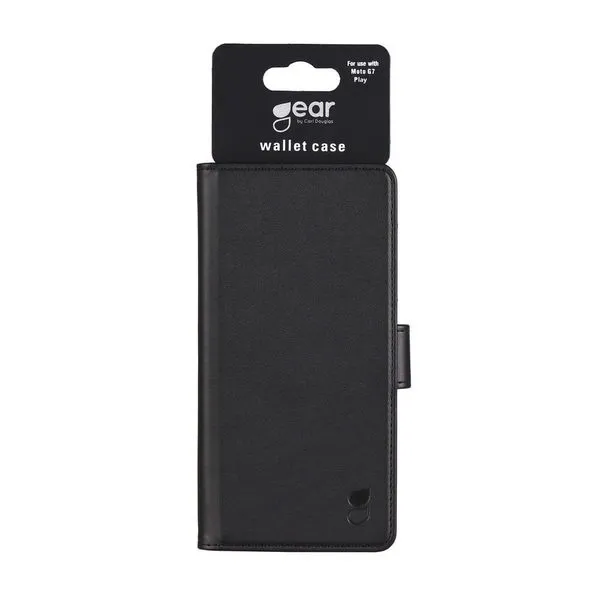 GEAR Wallet, Moto G7 Play - Wallet Case, Black