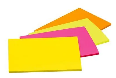 Post-it SS-Notes 98,4x149 Meeting ass. neon (4)
