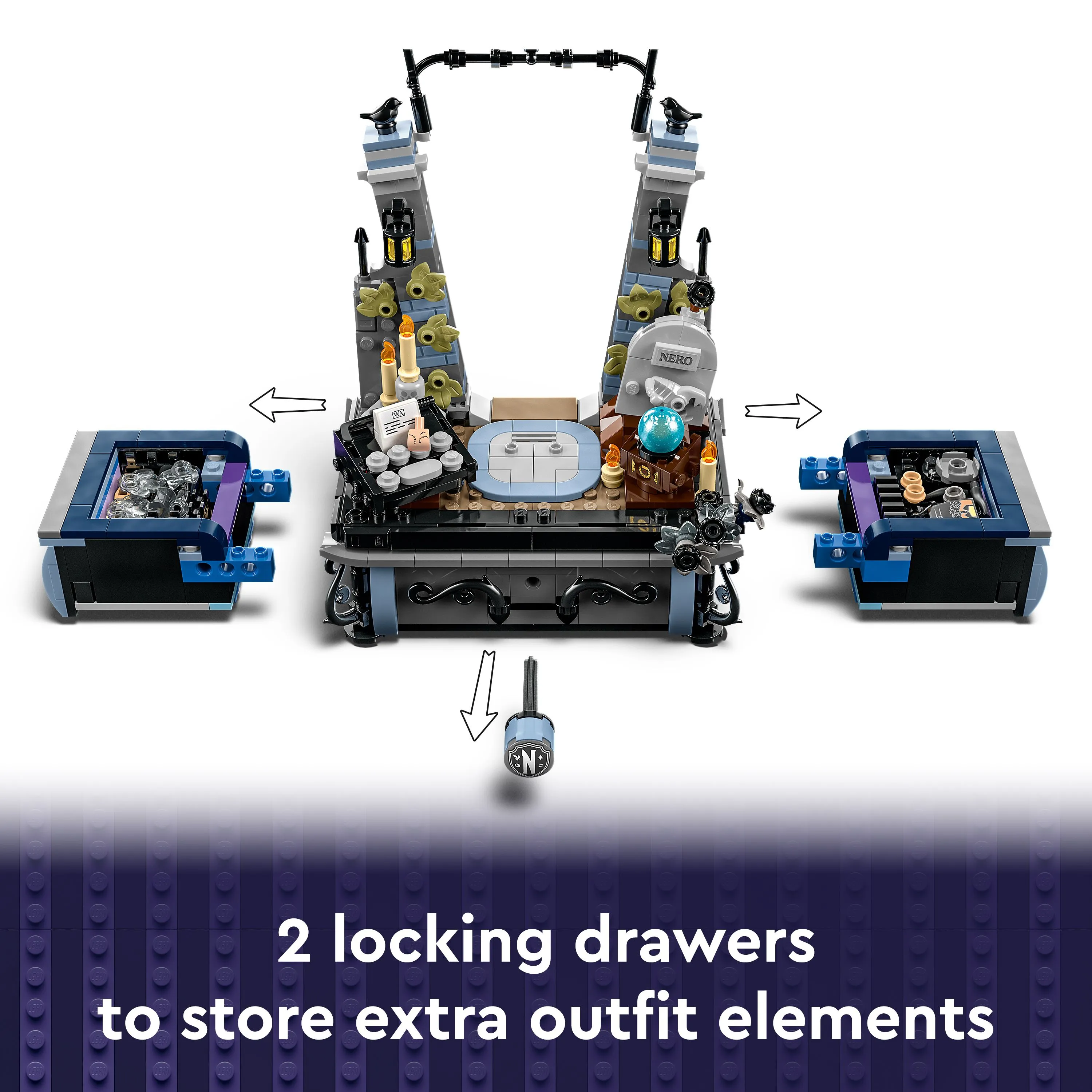 LEGO Wednesday Wednesday Addams Figure 76780