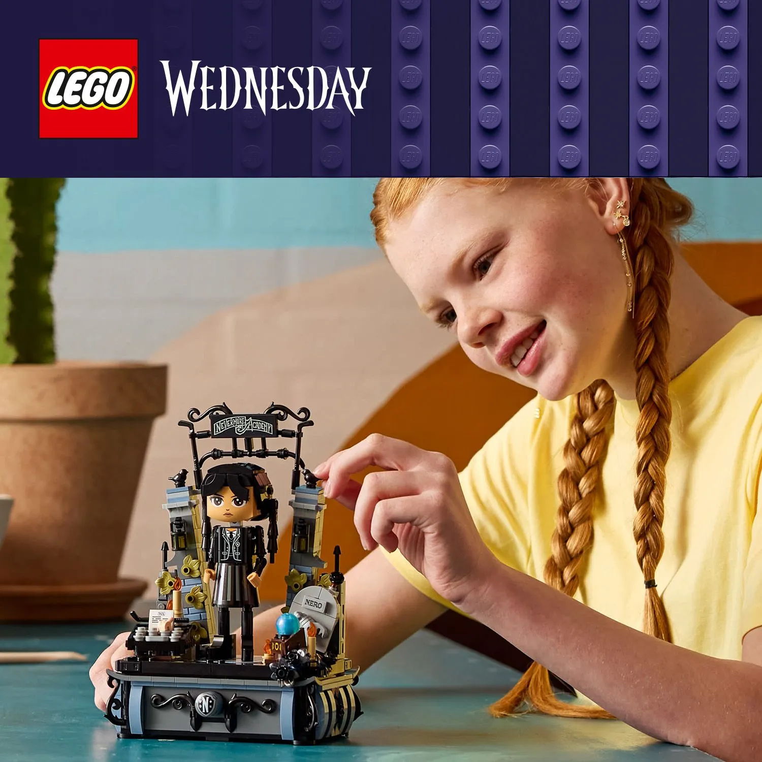 LEGO Wednesday Wednesday Addams Figure 76780