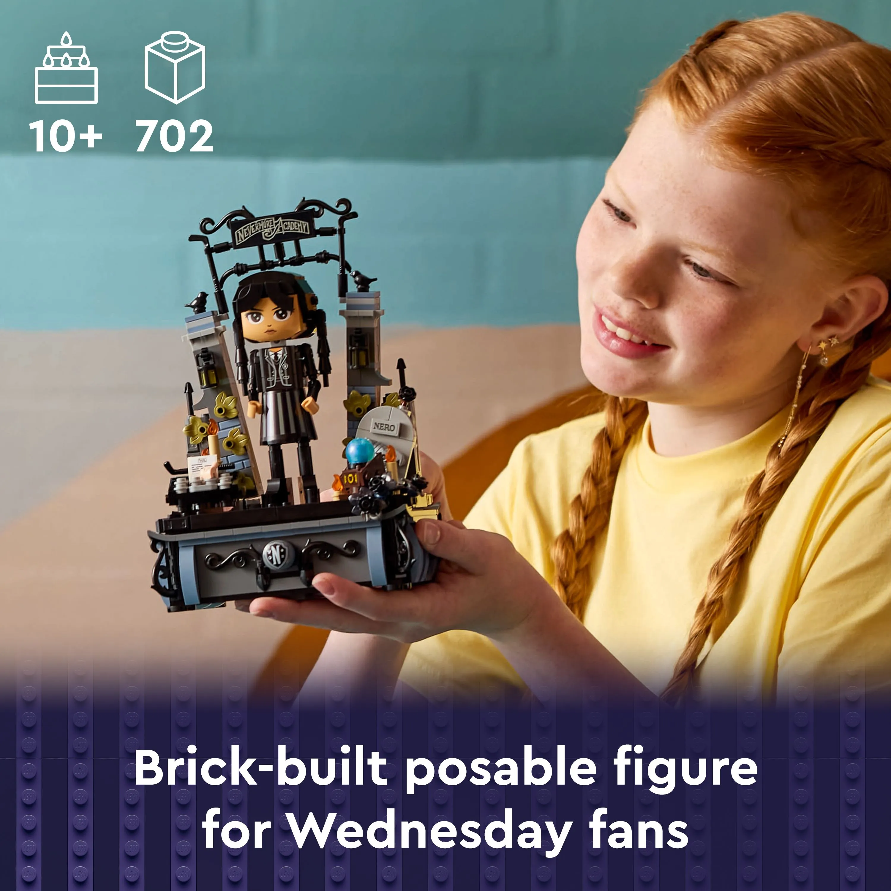 LEGO Wednesday Wednesday Addams Figure 76780