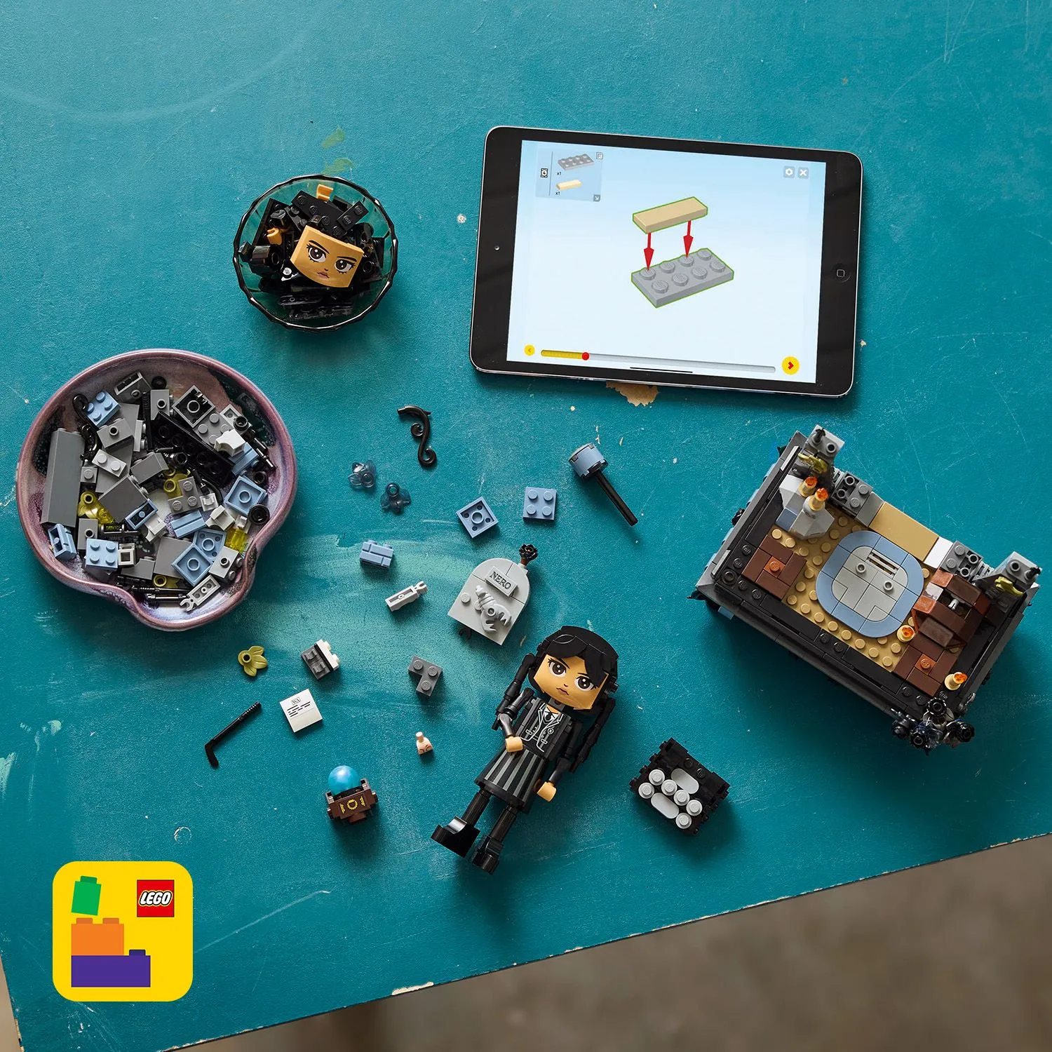 LEGO Wednesday Wednesday Addams Figure 76780