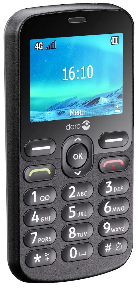 Doro 1881 4G - mobile phone, Black