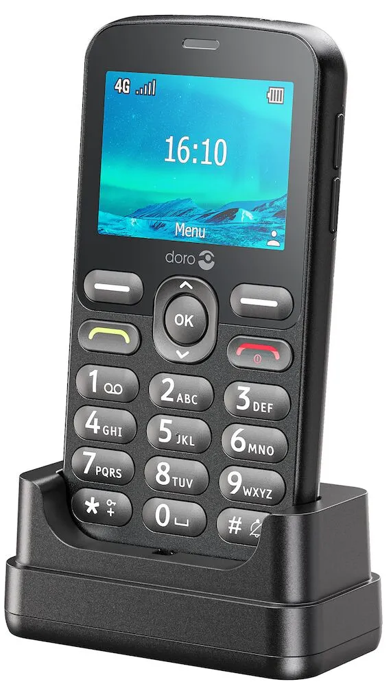 Doro 1881 4G - mobile phone, Black