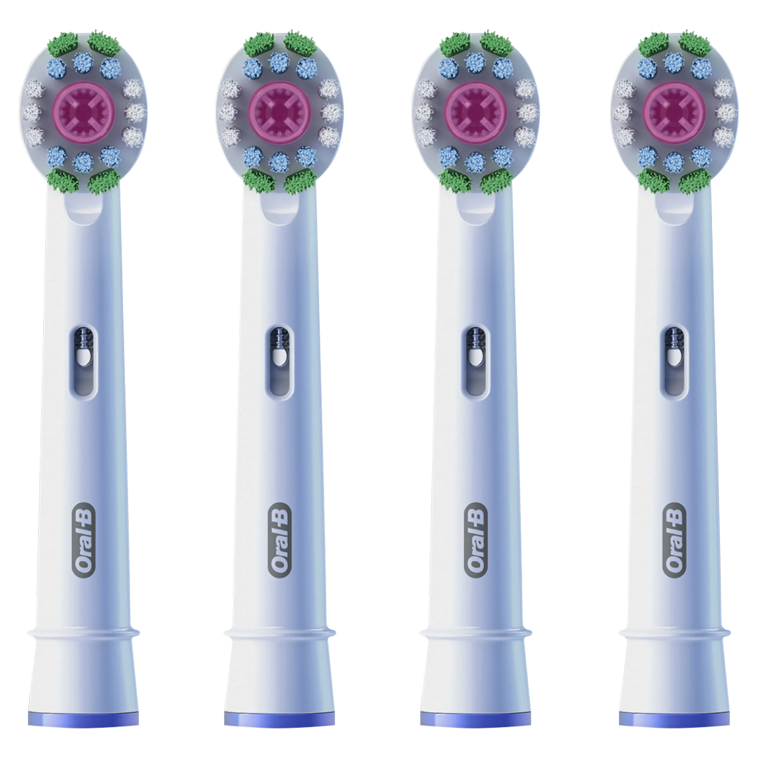 Oral-B Pro 3D White 4 kpl -vaihtoharjasp&auml;&auml;t, Valkoinen