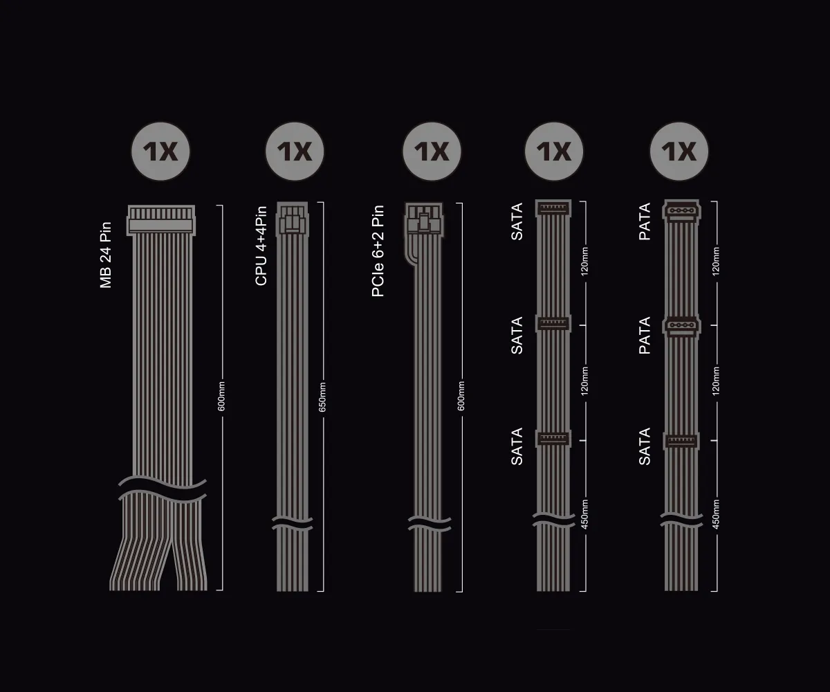 ASRock Pro Series Pro-650G 650W - PSU, 80 Plus Gold