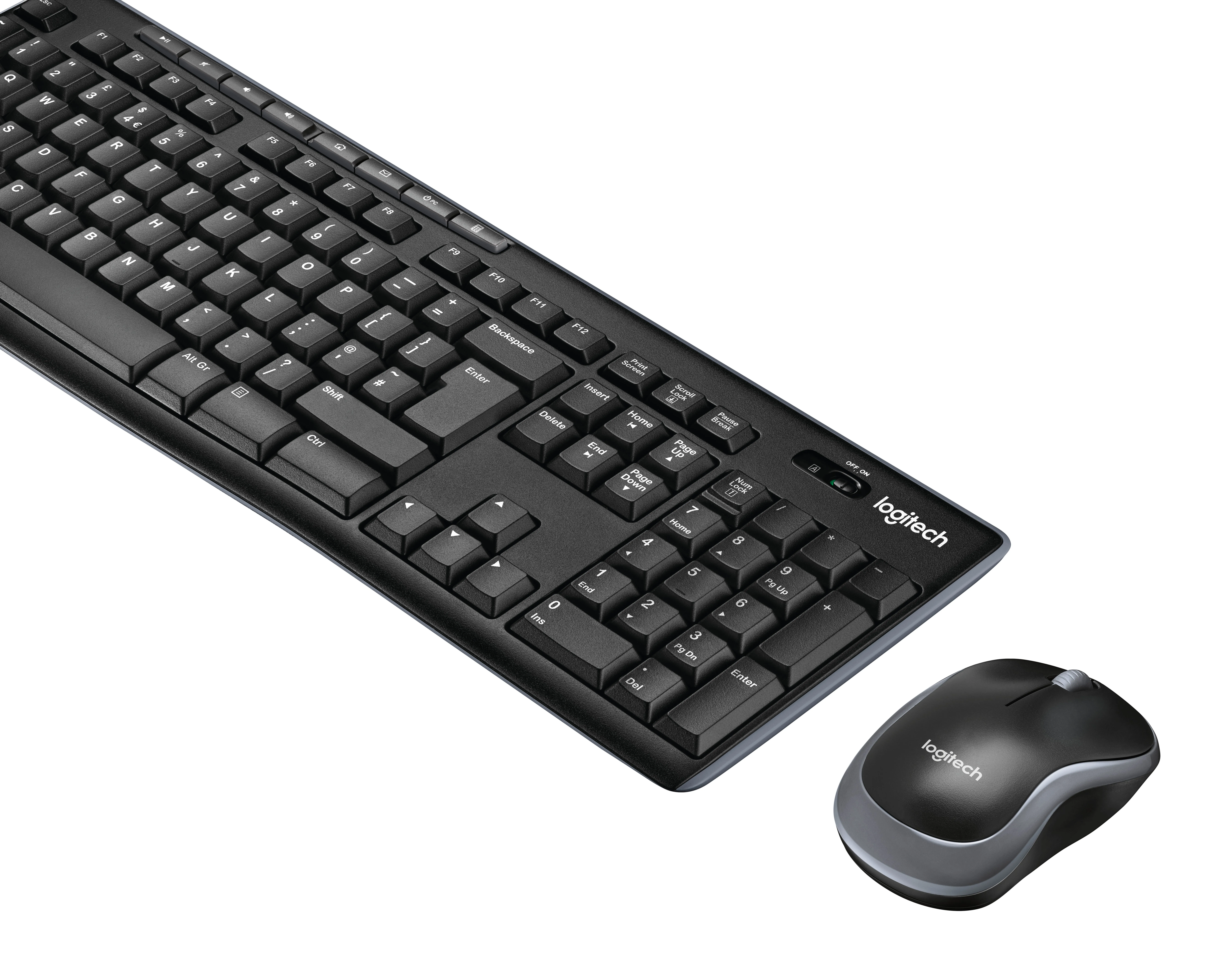 Logitech Wireless Combo MK270 - N&auml;pp&auml;imist&ouml;- ja hiiri -pakkaus - langaton - 2.4 GHz - italia