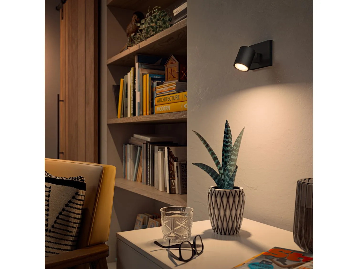 PHILIPS RUNNER HUE SINGLE SPOT BLACK 1X5W 230V