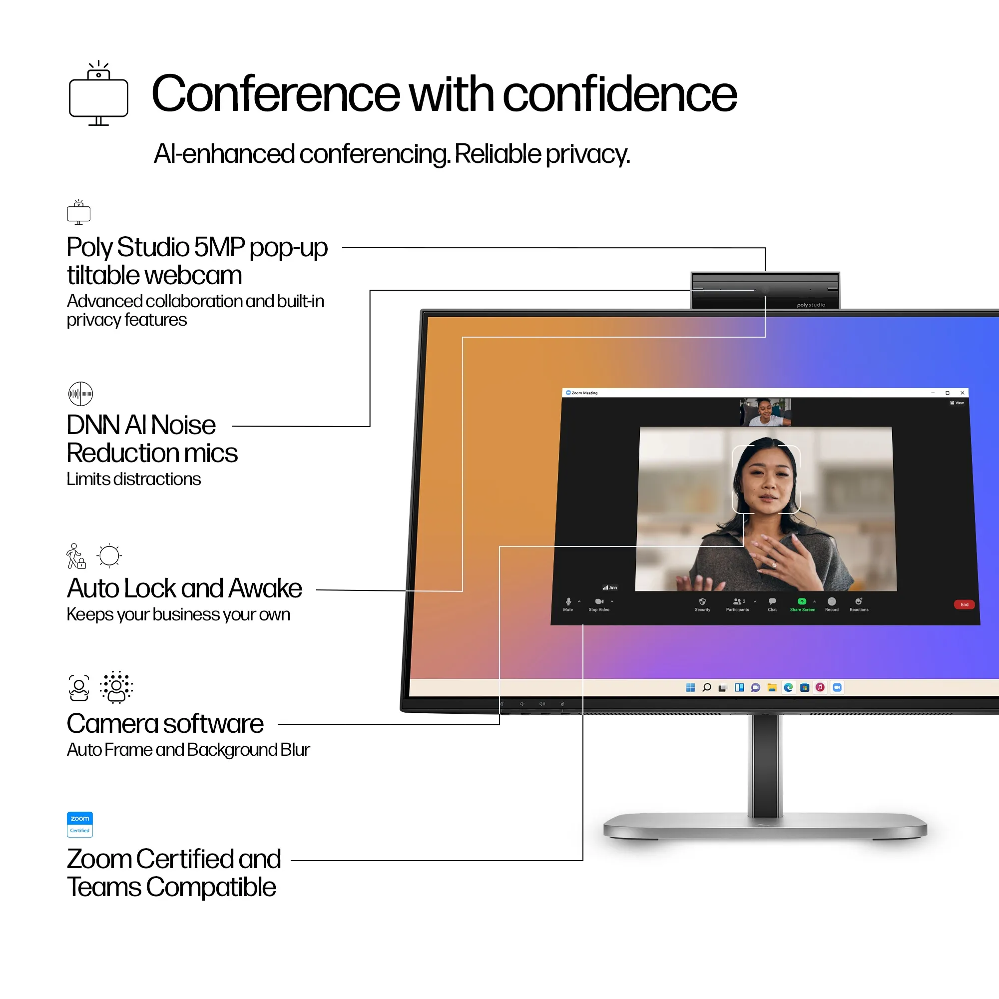 HP S5 Pro 524pm FHD USB-C Conf MNTR