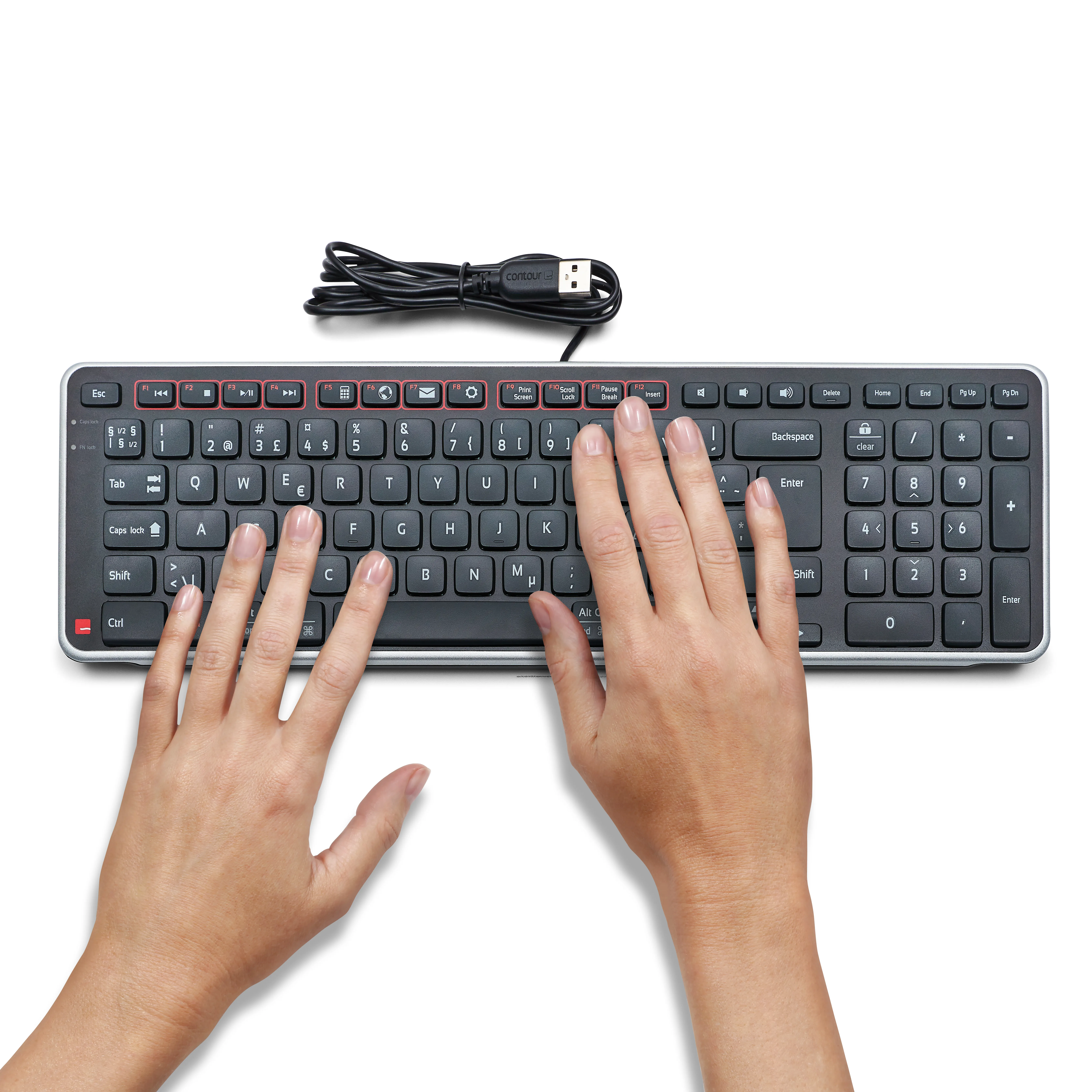 Contour Balance - keyboard, Black Contour Balance - keyboard, Black