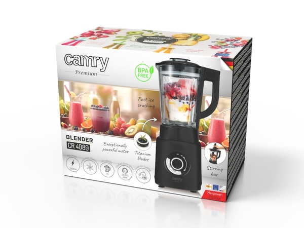 Camry CR 4089 Stand Blender, 2000 W, 1.7 L, Glass