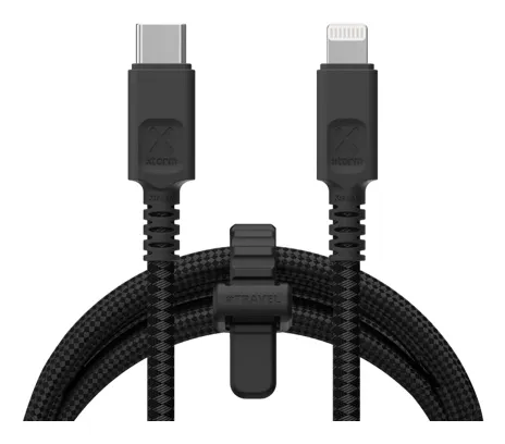 Xtorm Next Gen USB-C to Lightning cable, 1.5 m, Black