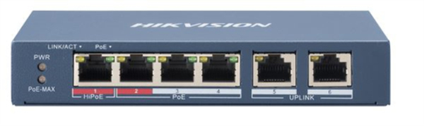 Long-Range PoE Switch, 4-Port